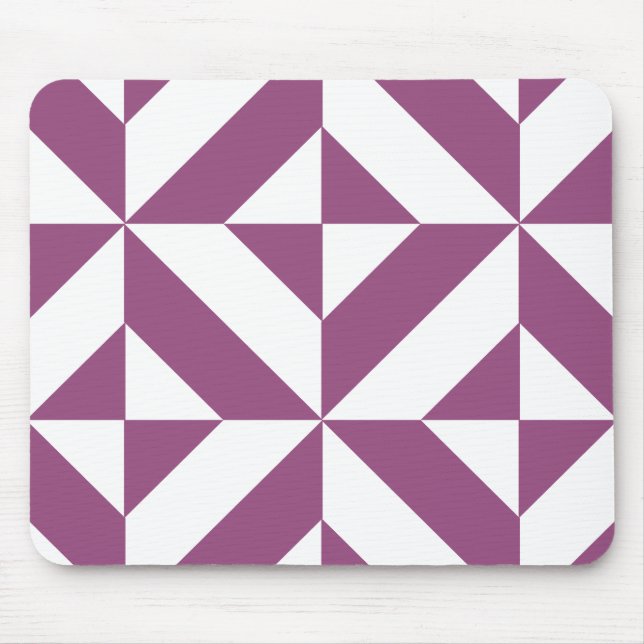 Mousepad Padrão de Cubo de Deco Geométrico Quente (Frente)