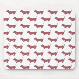 Mousepad Padrão de Dachshund do Cão-de-Ferro