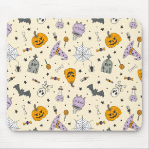 Mousepad Padrão de Dia das Bruxas Bonito