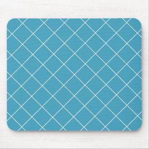 Mousepad Padrão de Diamante Aqua