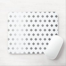 Padrão de Diamante Branco de Cinzas Prateadas Deco