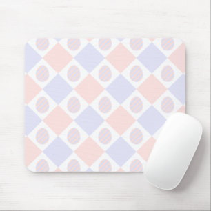 Mousepad Padrão de Diamante de páscoa com Ovos Decorados