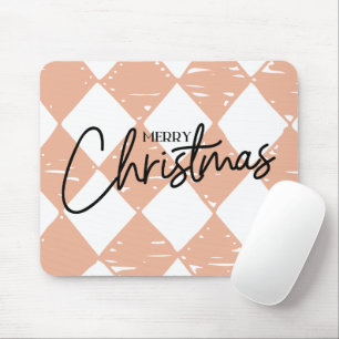 Mousepad Padrão de diamante pintado manualmente moderno Cor