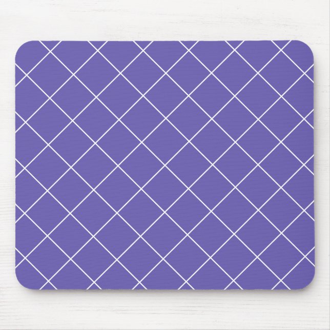 Mousepad Padrão de diamante roxo (Frente)