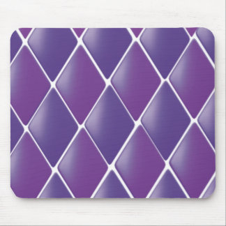 Mousepad Padrão de Diamante Roxo Fofinho