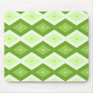 Mousepad Padrão de diamante verde Chartreuse