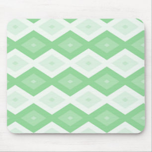 Mousepad Padrão de diamante verde da maçã