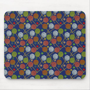Mousepad Padrão de doces   Padrão do lombo   pirulito 17