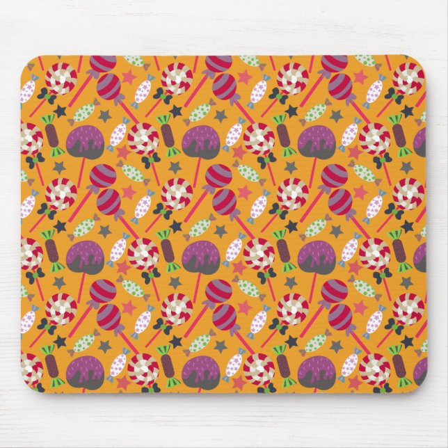 Mousepad Padrão de doces | Padrão do lombo | pirulito 23 (Frente)