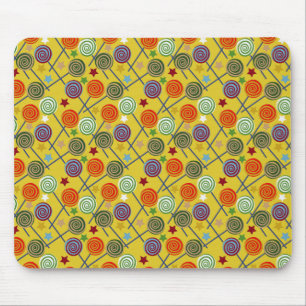 Mousepad Padrão de doces   Padrão do lombo   pirulito 30