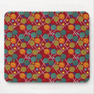Mousepad Padrão de doces Padrão do lombo pirulito 32