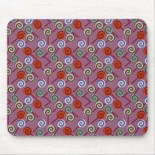 Mousepad Padrão de doces   Padrão do lombo   pirulito 49