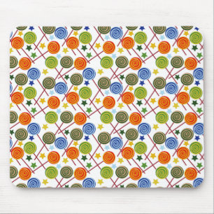 Mousepad Padrão de doces Padrão do lombo pirulito 61