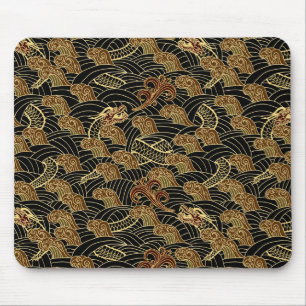 Mousepad Padrão de Dragão do Mar Oriental