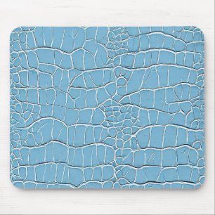 Mousepad padrão de efeito de couro azul