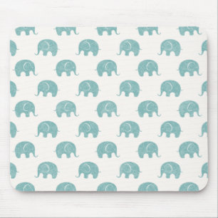 Mousepad Padrão de elefante de cor lacrimogênea