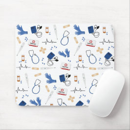 Mousepad Padrão de Enfermeiro Médico Moderno