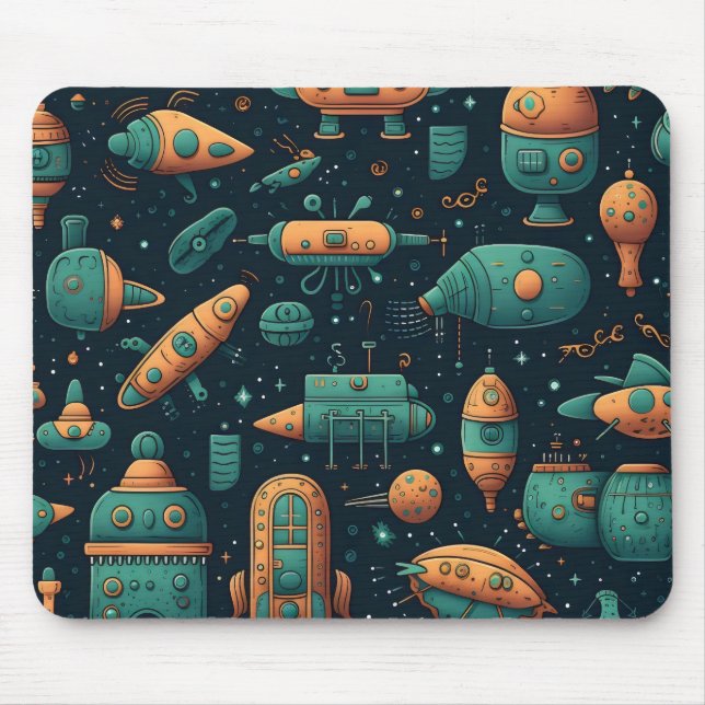 Mousepad Padrão de Entrega de Espaço de Corte (Frente)