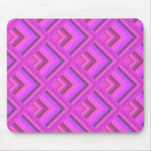 Mousepad Padrão de escala de faixas rosa