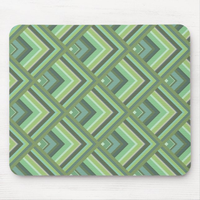 Mousepad Padrão de escala de listras verde-oliva (Frente)