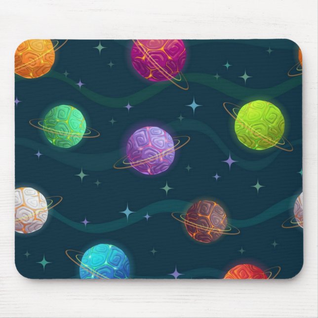 Mousepad Padrão de espaço (Frente)