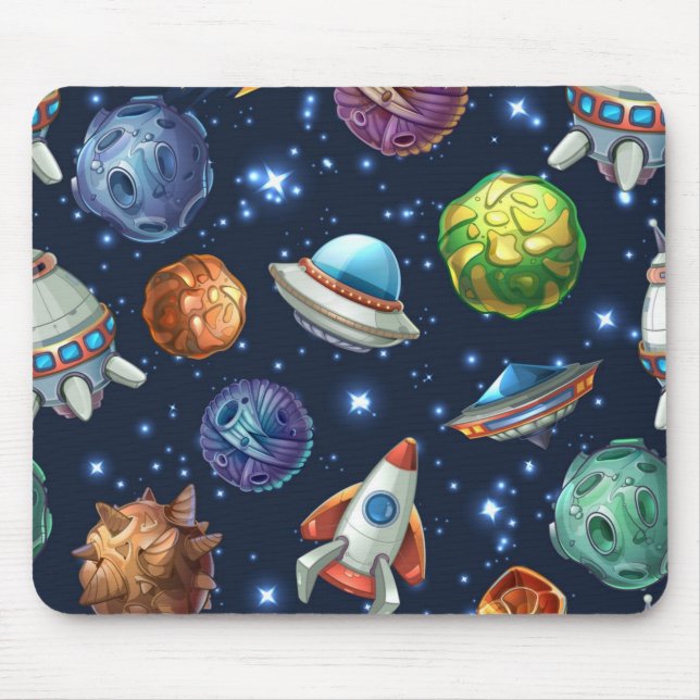 Mousepad Padrão de espaço (Frente)