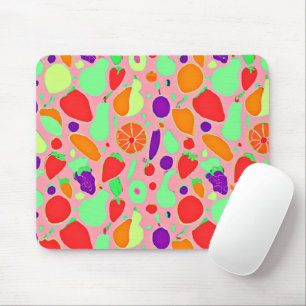 Mousepad Padrão de Espectro Colorido e Frutífero