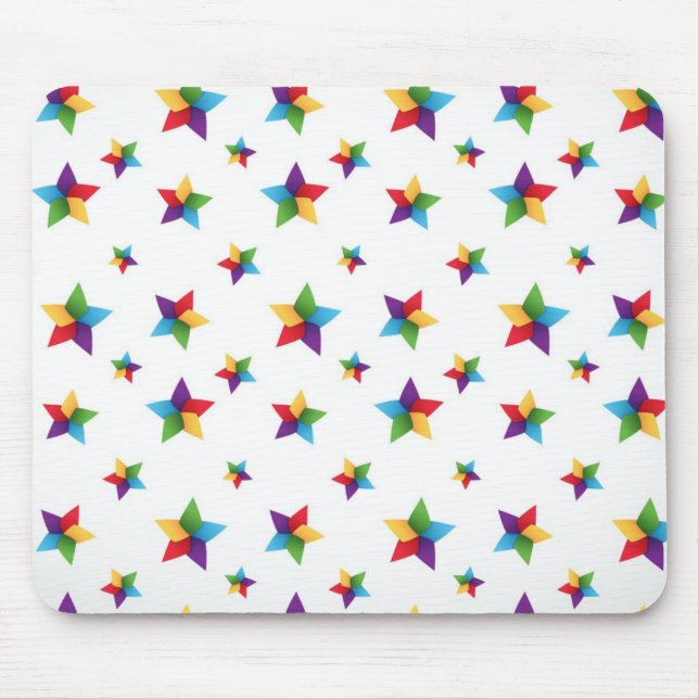Mousepad Padrão de estrelas (Frente)