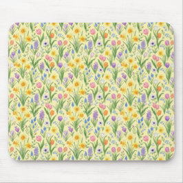 Mousepad Padrão de Explosão de Flores da Primavera