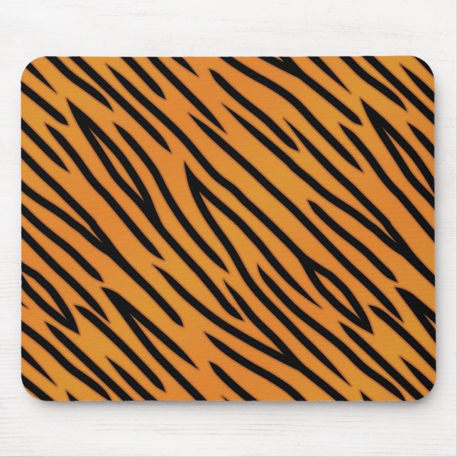 Mousepad Padrão de Faixa de Tigre (Frente)