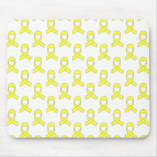 Mousepad Padrão de Fita Amarela