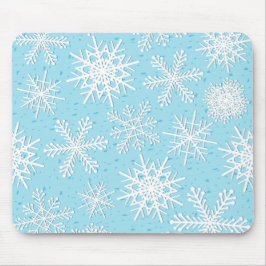 Mousepad Padrão de flocos de neve