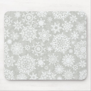 Mousepad Padrão de flocos de neve