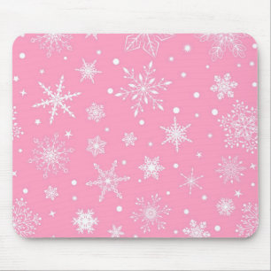 Mousepad Padrão de flocos de neve