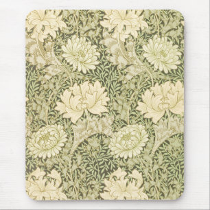 Mousepad Padrão de Flor Chrysanthemum (por William Morris)