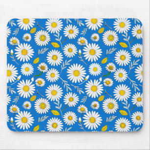 Mousepad Padrão de flor de margarida