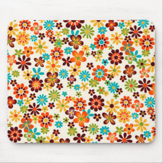 Mousepad padrão de flores