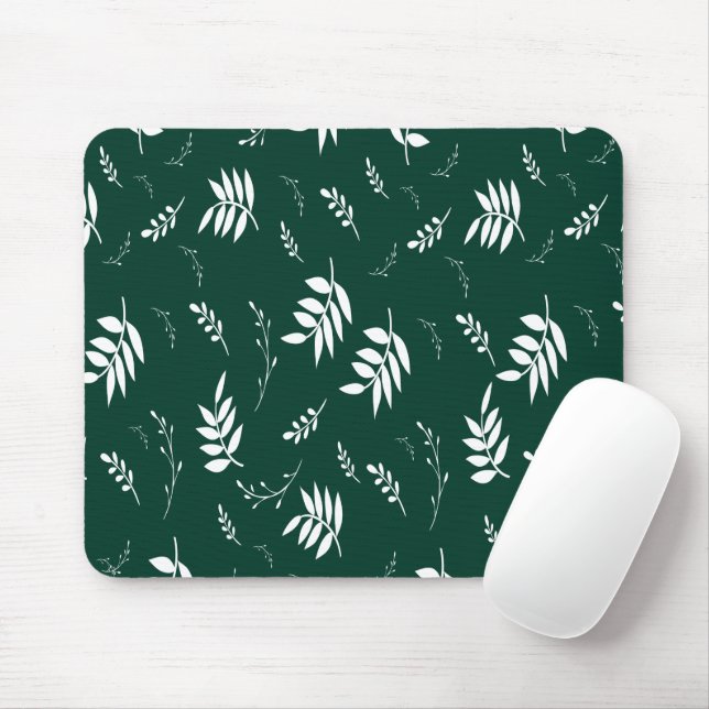 Mousepad padrão de folha (Com mouse)