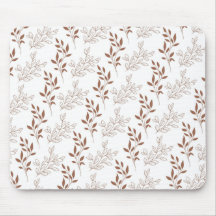 Padrão de Folha de Folha Vermelha Castanha