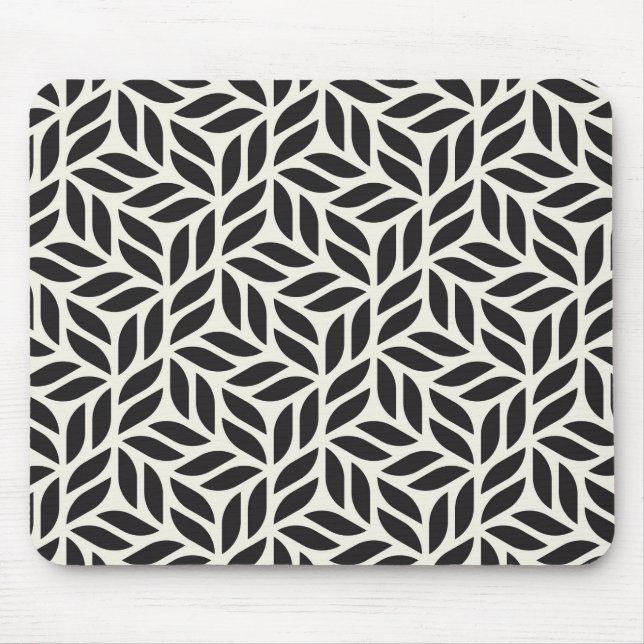 Mousepad Padrão de Folha de Na moda moderno (Frente)