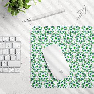 Mousepad Padrão De Folha, Padrão De Folhas, Folhas Verdes
