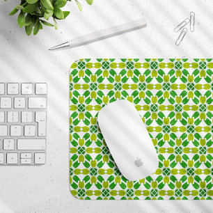 Mousepad Padrão De Folha, Padrão De Folhas, Folhas Verdes