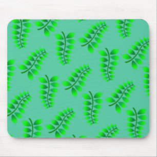 Mousepad Padrão de Folhagem Patenteada
