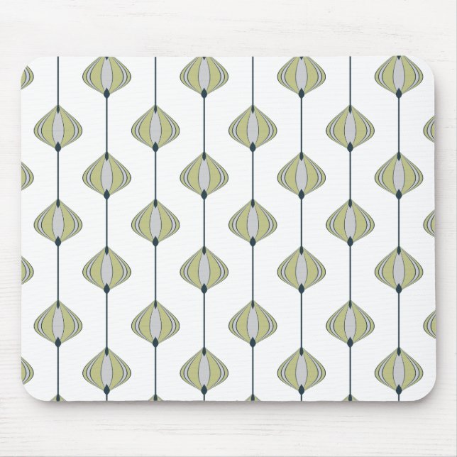 Mousepad Padrão de folhas (Frente)