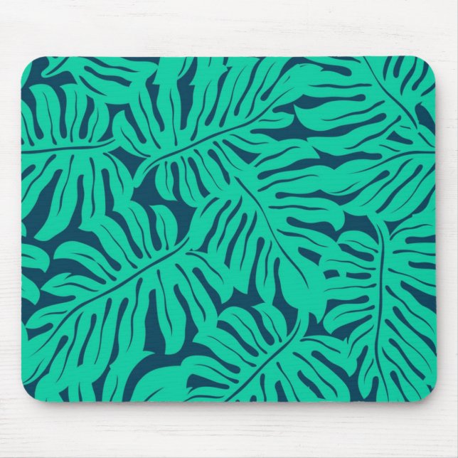 Mousepad Padrão de folhas (Frente)