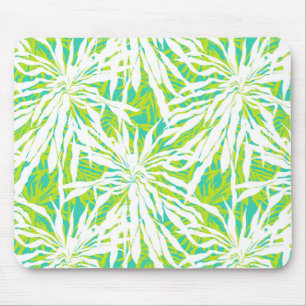 Mousepad Padrão de Folhas Tropicais