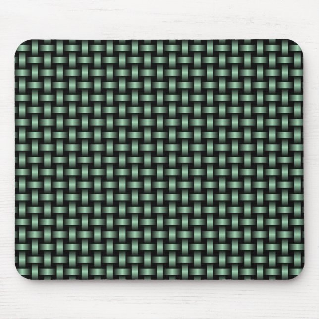 Mousepad Padrão de Fratura Preta Verde (Frente)