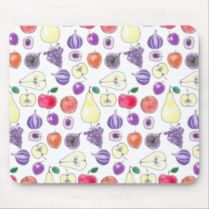 Mousepad padrão de fruta