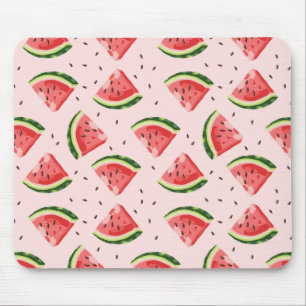 Mousepad Padrão de Fruta de melancia de aquarela