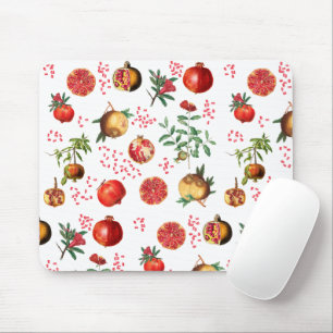 Mousepad Padrão de Fruta do Pomegranato do Mediterrâneo